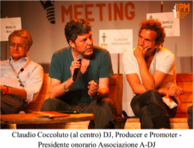 Claudio Coccoluto con didascalia
